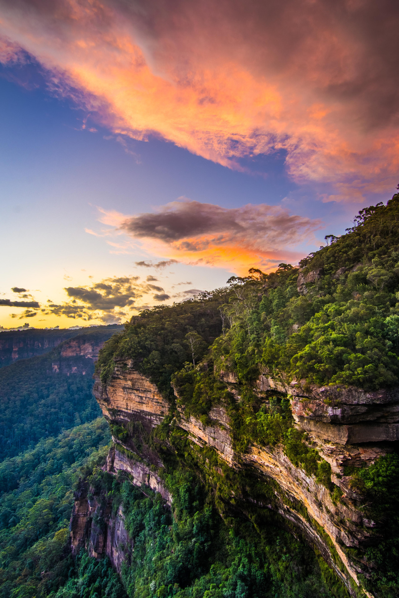 travelgurus:        Beautiful Sunrise from Blue Mountains NP, Australia by Mitchell