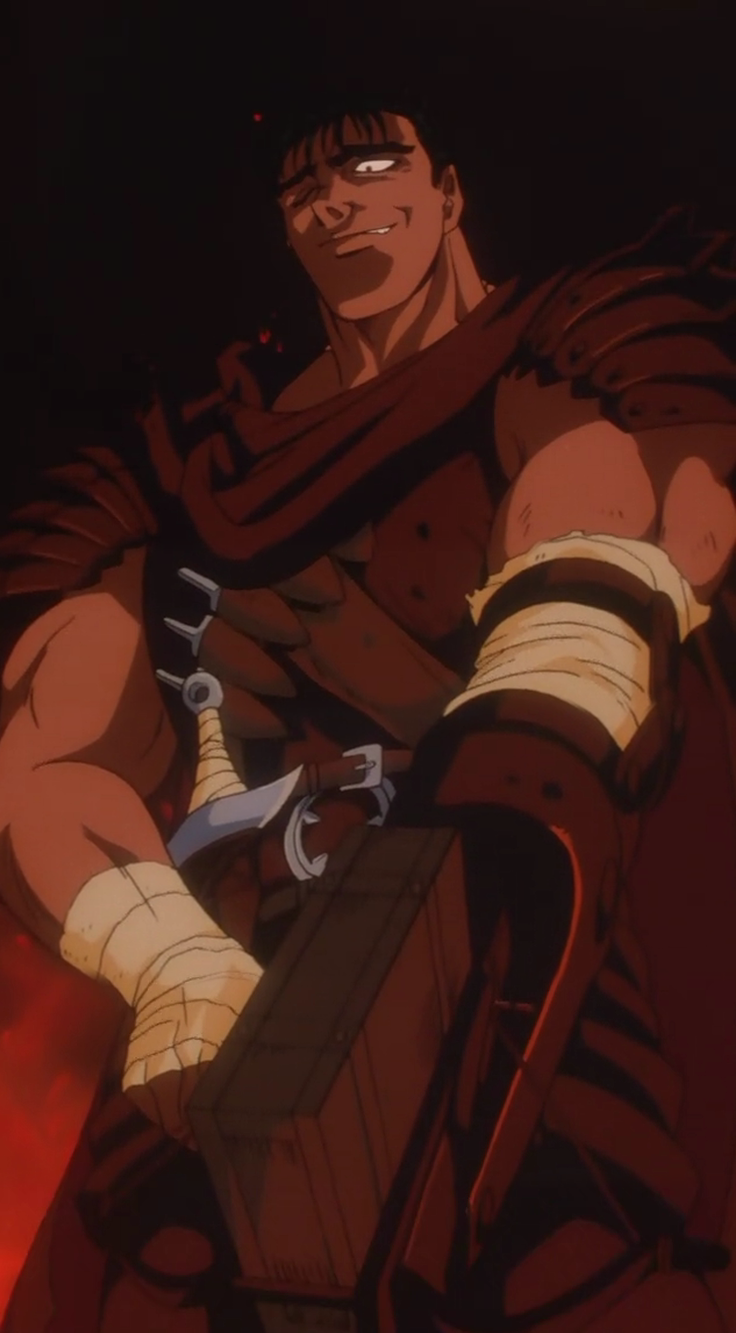 Anime Guts (Berserk)  Berserk, Berserk anime 1997, Anime