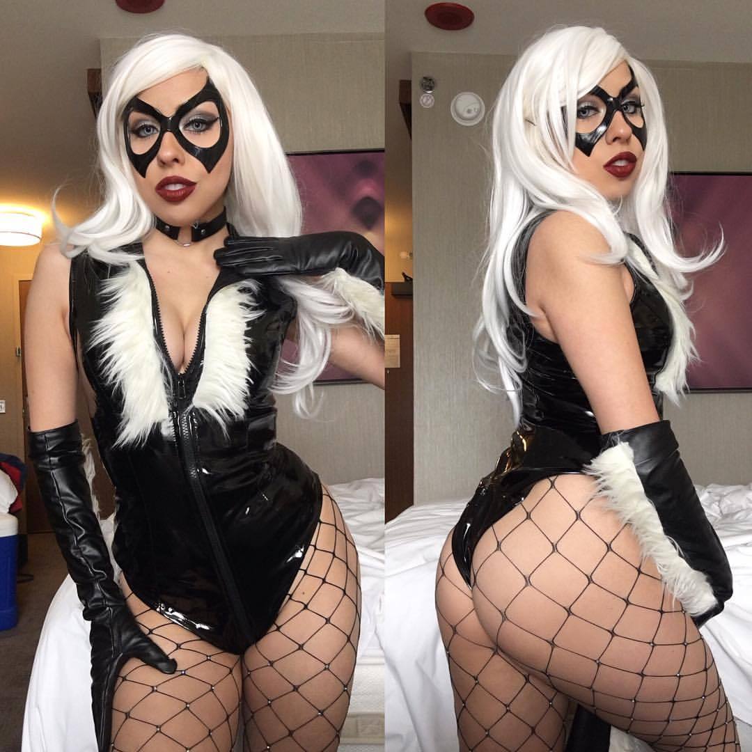 ilovegirlswhocosplay:  Stephanie Moon as Black Cat😍🍑👏🙌
