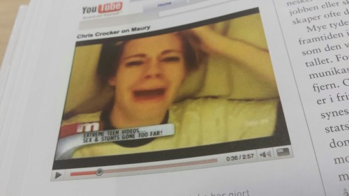 thechriscrocker:peterick-stumph:why is there a picture of Chris Crocker in my history and philosophy