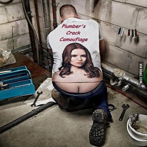 Plumber butt crack