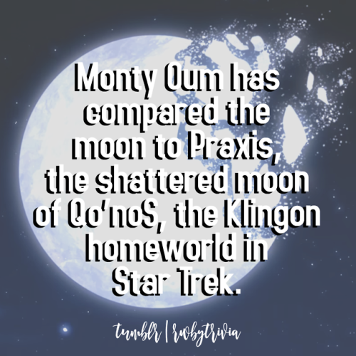 rwbytrivia:Monty Oum has compared the moon of RWBY to Praxis, the shattered moon of Qo'noS, the Klin