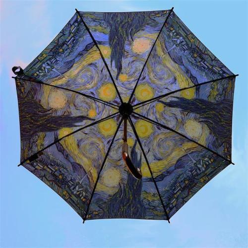 Coppergate Centre, York. England. Umbrella’s August 2019In celebration of Vincent Van Gogh and Claud