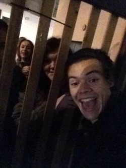 direct-news:  Harry outside of TXF Studios