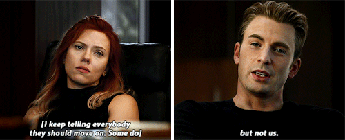 natasharomanovs: Steve and Natasha throughout the years.