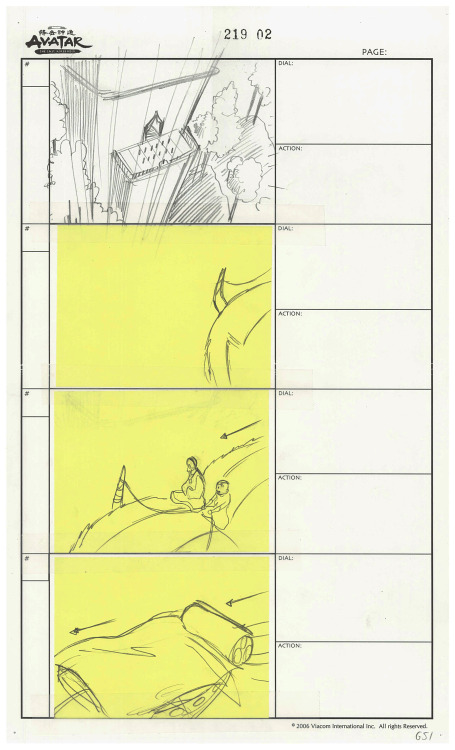 giancarlovolpe: Unused dream sequence from Avatar the Last Airbender episode 219, “The Gu