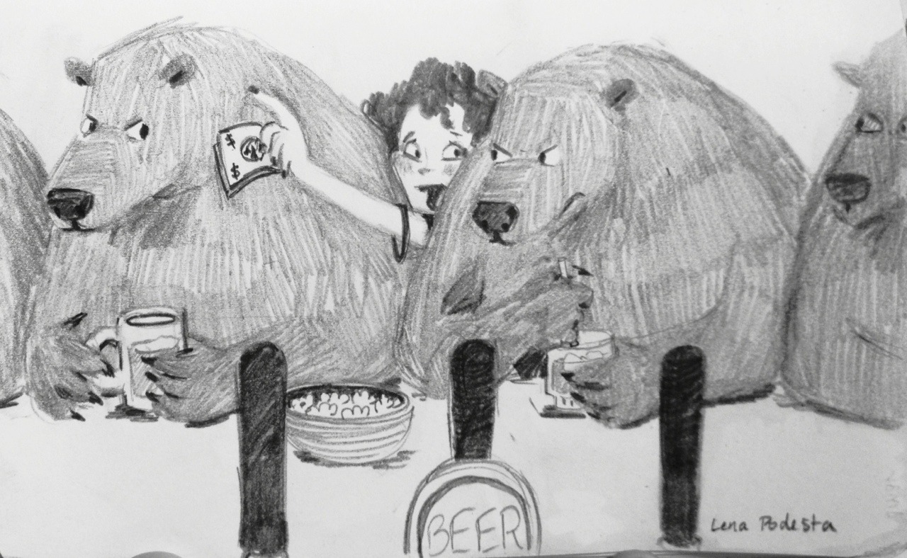 Happy Friday everyone! Bears in a bar- suggested by Jason Martinez