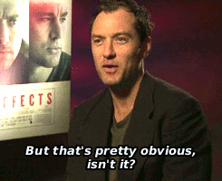iwantcupcakes:  Jude calls RDJ “Little Peter Pan” (x). 