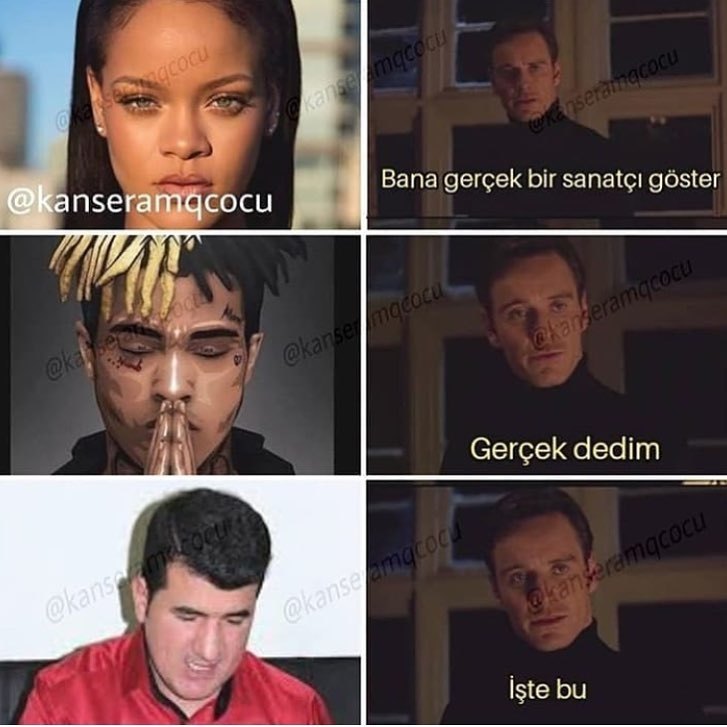 - Bana gerçek bir sanatçı...