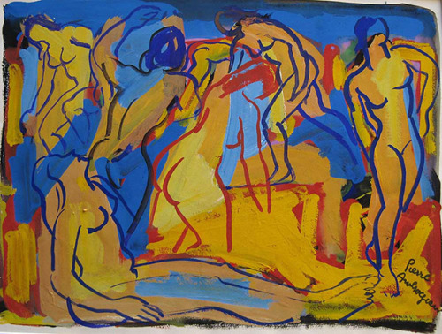 Pierre Ambrogiani (French, 1907-1985)Les Baigneuses