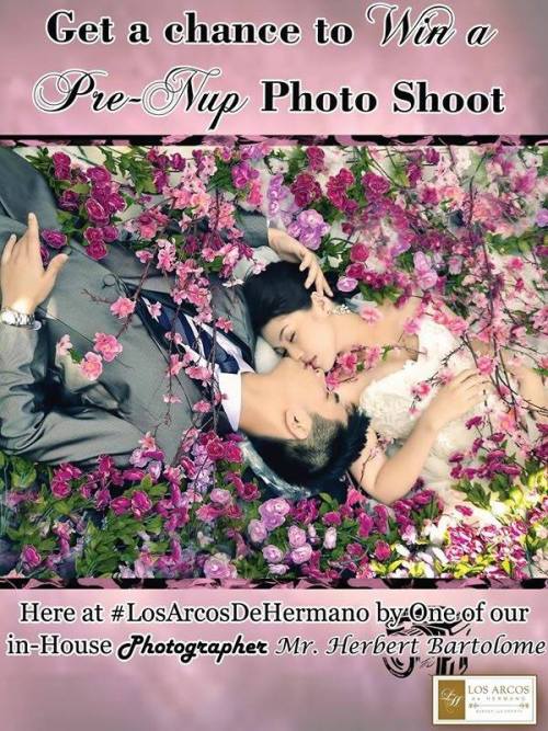 Get a chance to win a Pre-Nup PhotoShoot at Los Arcos de Hermano by One of their in-House Photograph
