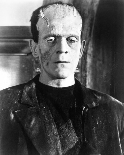 Boris Karloff in publicity photo for Frankenstein... - Tumbex
