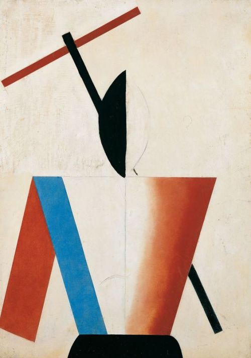 virtualgeometry:Nikolai Suetin | Frau mit Kreuz - Woman with Cross | 1928, © Albertina, Wien