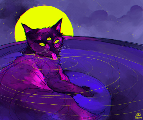 Some Of My Kitty Paintings From This Year (find My Art On Insta + Twitter + Inprnt + Twitch @jakeromanoart)watch