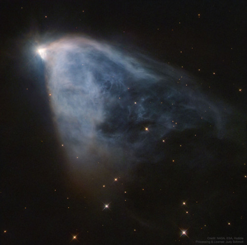 NGC 2261: Hubble&rsquo;s Variable Nebula by Judy Schmidt (data by Mark Clampin)