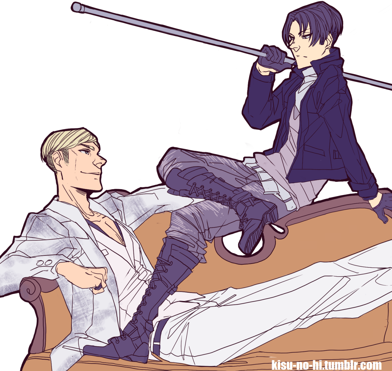 kisu-no-hi:  Aaah damn you, Tumblr, it looks so small… Fullview please? ps: “À vos
