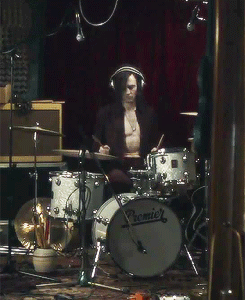 madisonyork:Tom Hiddleston playing musical instruments in Only Lovers Left Alive[x] [x]