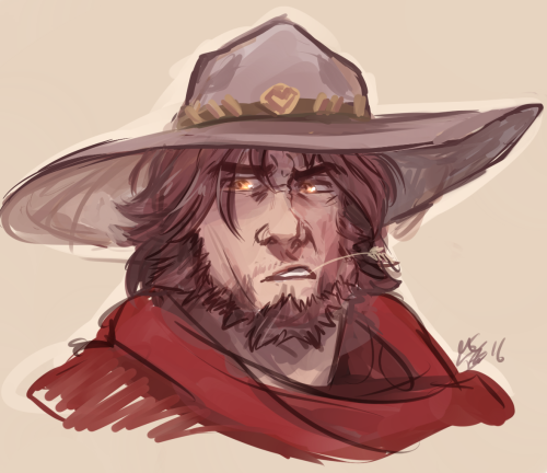 melodiouswanderer: padalickingood: -slides in- I hear there’s a werewolf!McCree AU???? :3c Jus