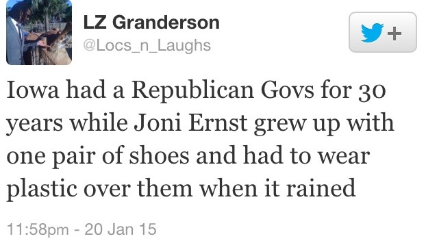 odinsblog:  Joni Ernst: A Tale Of Trickle Down Economics When Joni Ernst gave her