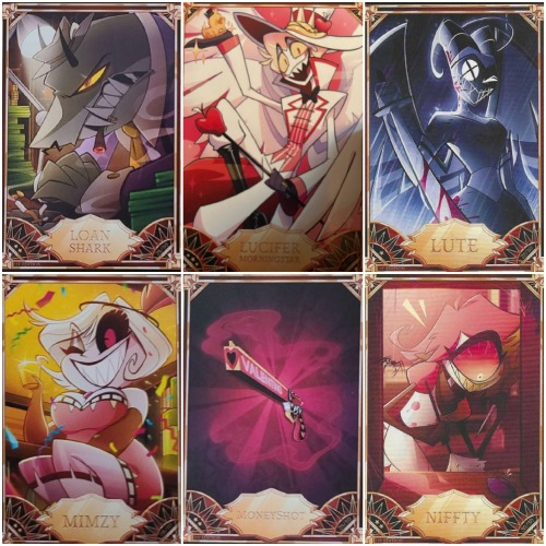 All The Hazbin Hotel 1st Edition 53 Cards In Order!