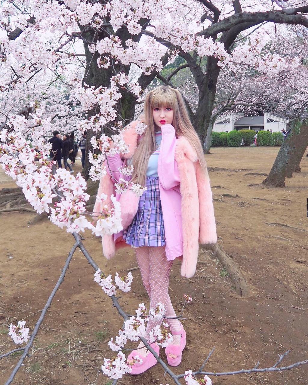 capsule-bunny: This year’s Sakura outfit pictures 🌸💕 IG @capsulebunny  