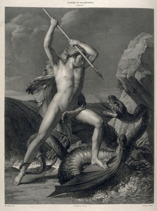 Jean Alaux (1785-1864), &lsquo;Cadmus in Combat with the Dragon&rsquo;, 1830