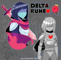 azy-arty:Deltarune doodles with a bunch of