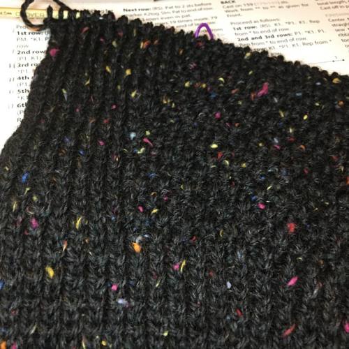 Sure I could use all this lent up rage energy to clean the house, or I could start a new knitting pr