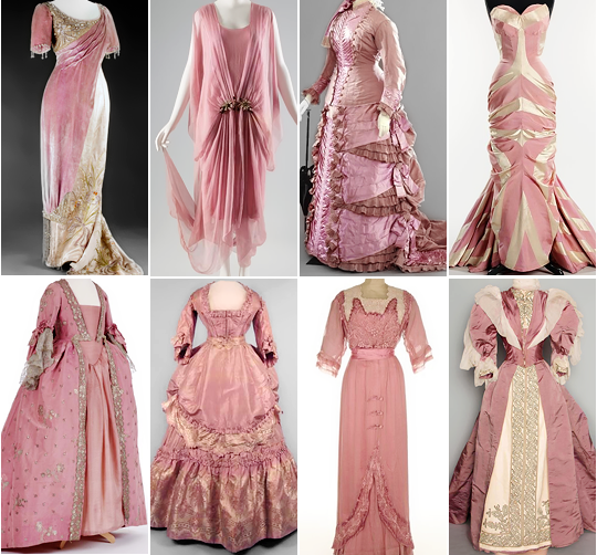 warpaintpeggy:some of my favorite vintage dresses        ↳  pink