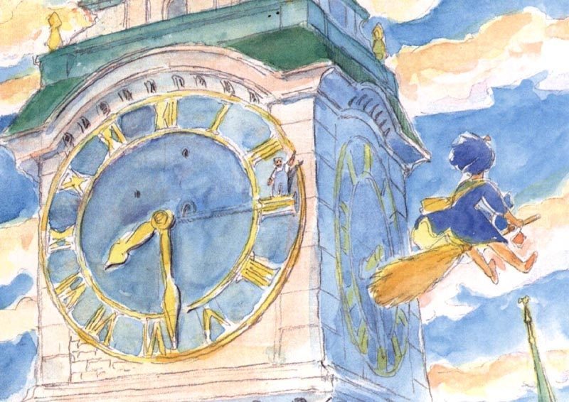 theamazingdigitalart:  The amazing concept art of Kiki’s Delivery Service by Studio