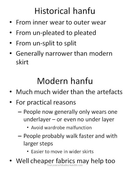 fouryearsofshades:A very general post about skirts in hanfu. Please contact me if I made any mistake