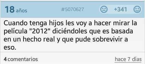 fernandavale03:  Hijo, tú madre es una sobreviviente 💪