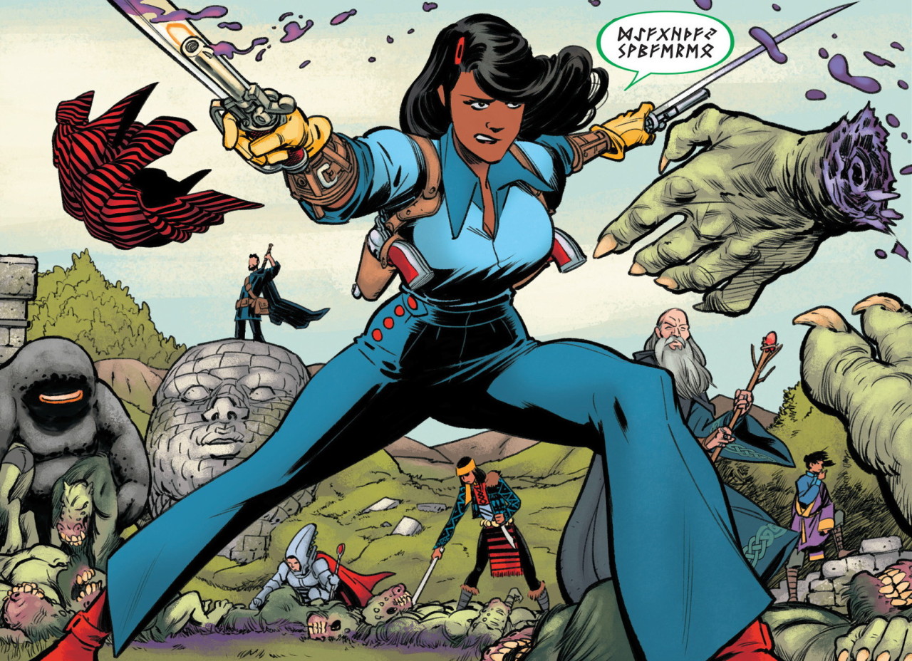 superheroesincolor:  Doctor Strange &amp; the Sorcerers Supreme #1 (2016) Nina