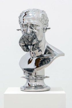 iheartmyart:  Joel Morrison, Well Bred, 2013 Stainless steel , 66 x 35,6 x 30,5 cm.Courtesy of the artist and Almine Rech Gallery.