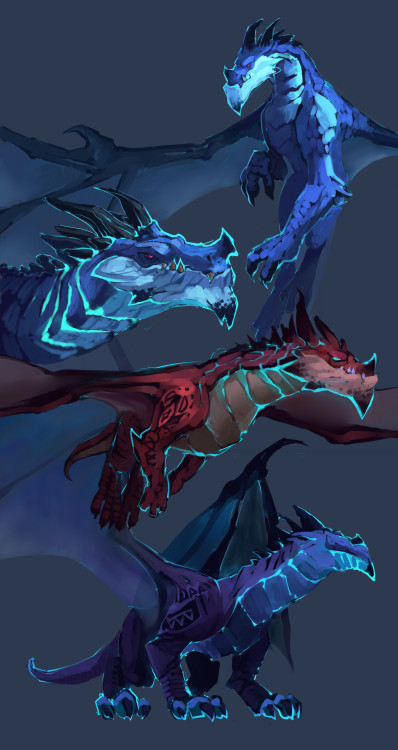 dianaii:awesome storm dragons in stormheim