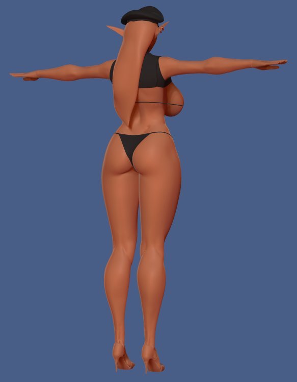 vis-mund: Currently I’m working on: - remodelling the Elf chick for animation -