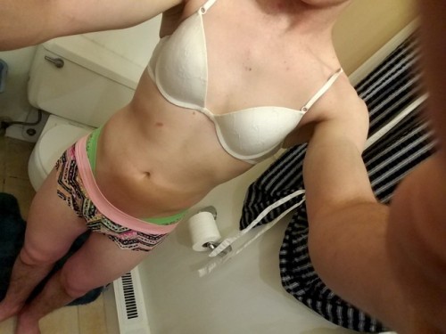 sissyboiheather: sissyboiheather: Some with no extra padding than just a bra :( wishing I had tits&h