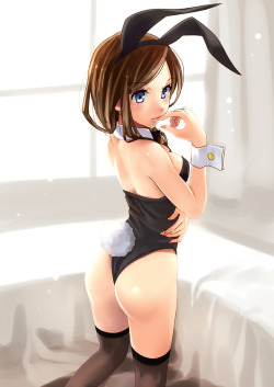 h-aka-ecchi:  バニーガールの衣装を着た女の子のエロ画像 Reblogged from HENTAI ANIME萌 