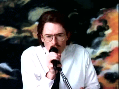 teawiththefabfour:  “Weird Al” Yankovic as Robert Palmer in the UHF music video