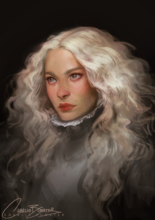 charliebowater: Not so much a portrait, but rather a nod to Mia Wasikowska in Crimson Peak. Some mor