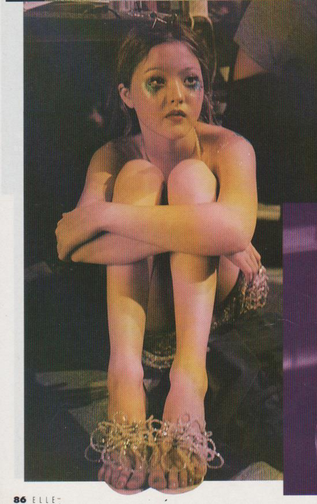 devon-aoki: Devon Aoki backstage at Lainey Keogh S/S 1998