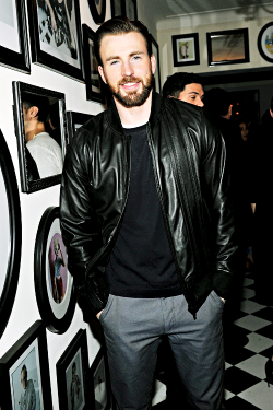 vikander:  Chris Evans attends the W Magazine