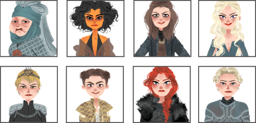 katherinesketches:The women of Westeros are finally coming to take what is theirs and I love it! Whi