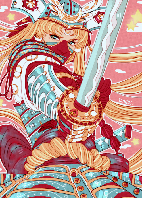 So I Finally Got Around To That Samurai Moon Print
