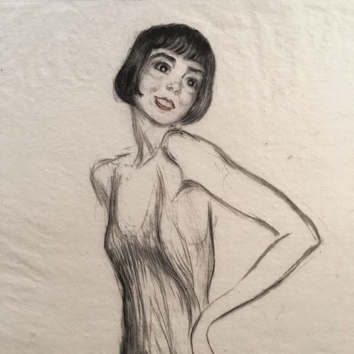 whataboutbobbed: Colleen Moore drawing by Max Pollack