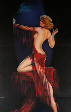 gmgallery:  “Lady in Red” by Irene Patten, 1930s www.stores.eBay.com/GrapefruitMoonGallery 