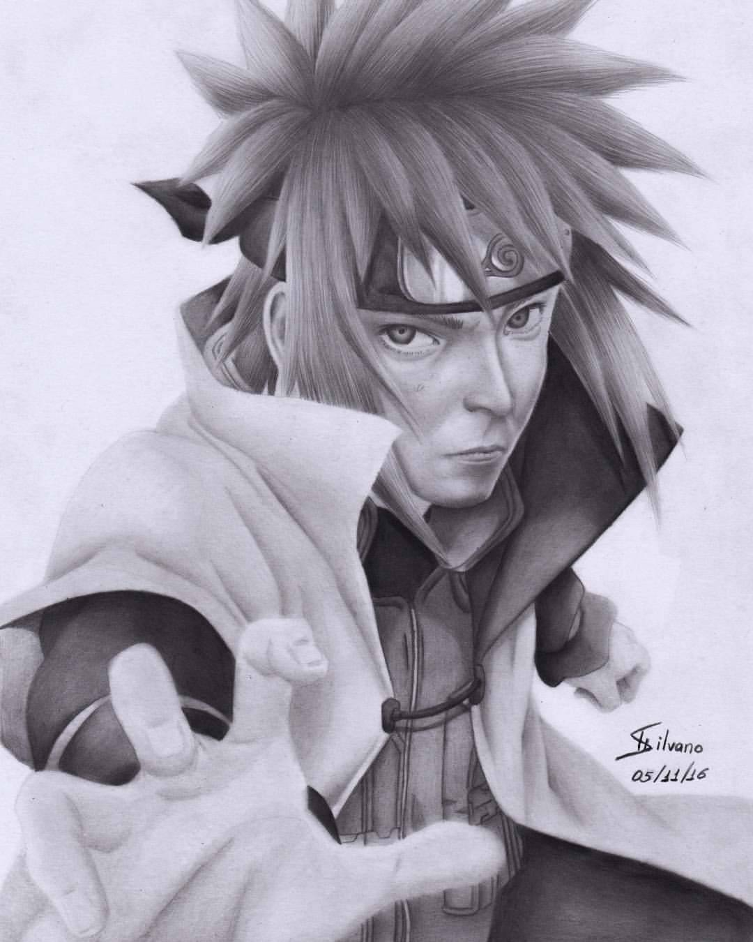 Minato Namikaze Naruto Desenho  Naruto sketch drawing, Anime