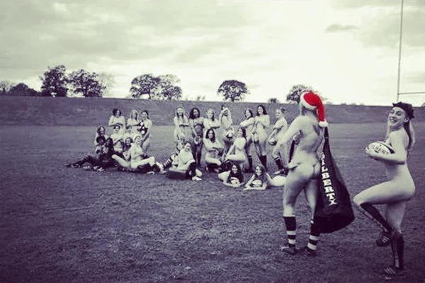 Nude Charity Calendars are quite the thing among women’s rugby teams at the moment.