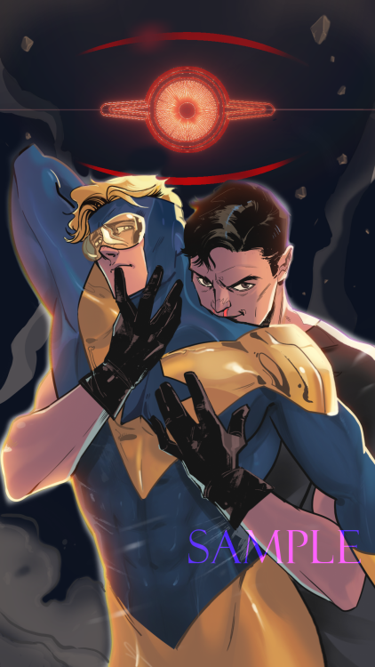 Booster gold and Maxwell Lord