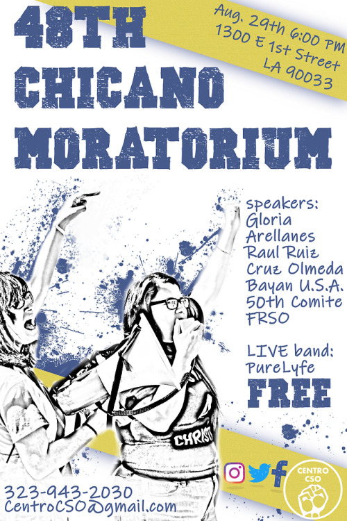 Join us for the 48th Chicano Moratorium Commemoration | Boyle Heights